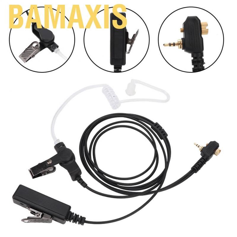 Bamaxis Air Tube Duct PTT Earpiece Headset for Motorola MTH600 MTH650 MTH800 MTH850