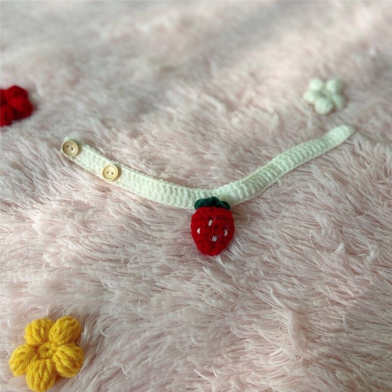 Vòng cổ len các hình cho chó mèo