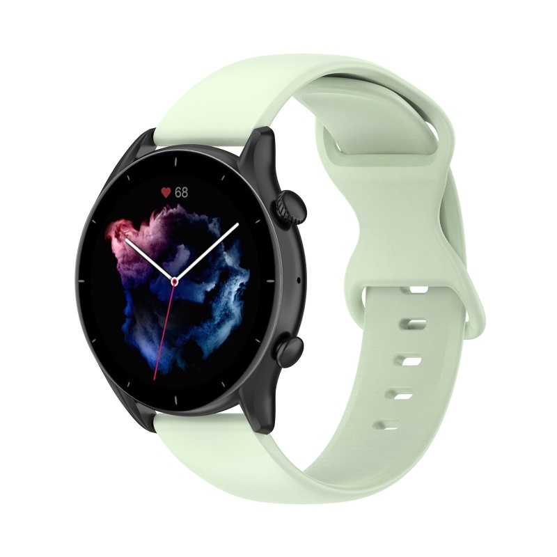 Dây Đeo Thay Thế Chất Liệu Silicon Màu Trơn Cho Huami Amazfit GTR3