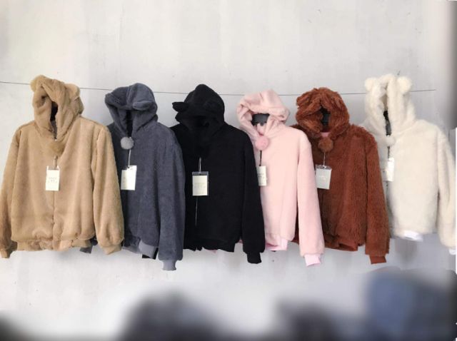 Áo lông tai gấu 2 lớp cực đẹp_DH1800 TUYỂN SỈ | BigBuy360 - bigbuy360.vn