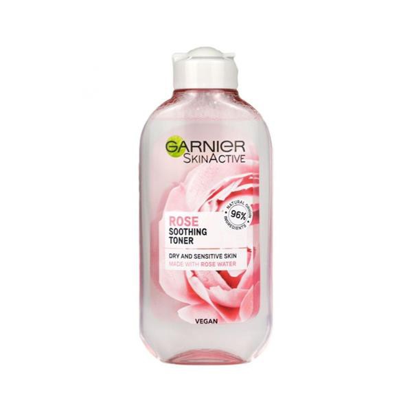 [TOP 1 SHOPEE] Nước hoa hồng Garnier Skinactive Aloe Refreshing / Rose Soothing Toner 200ml (Bill Anh)