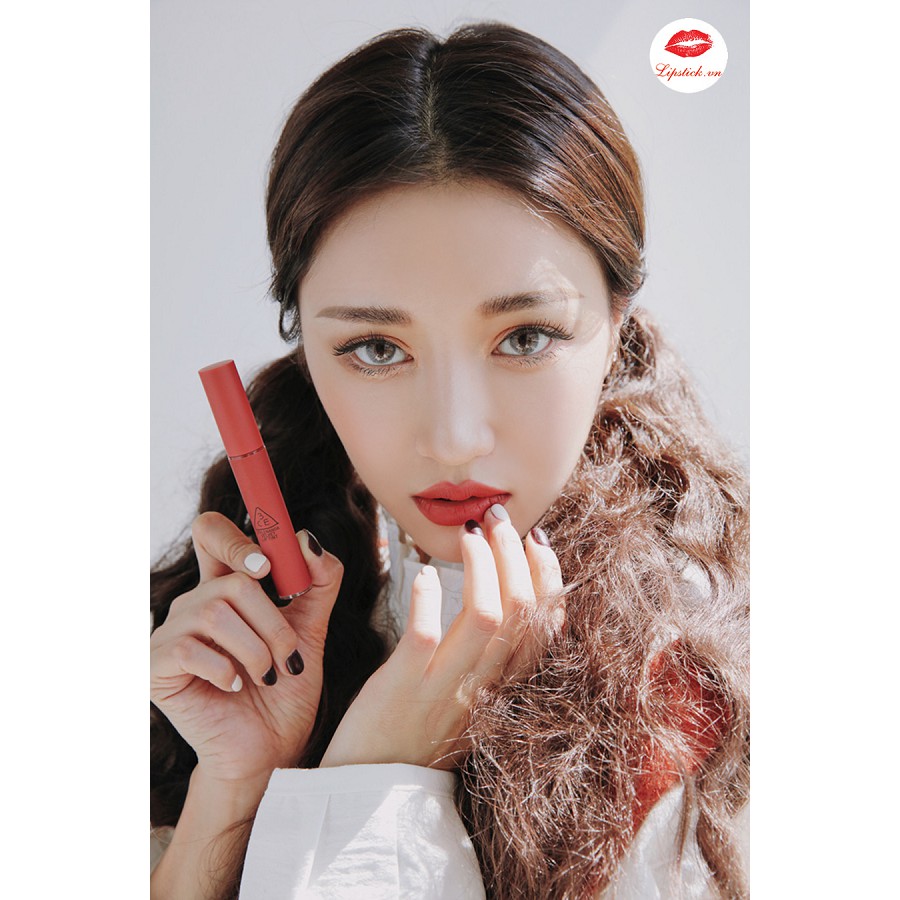 Son Kem 3CE Velvet Lip Tint Daffodil (Đỏ Đất)