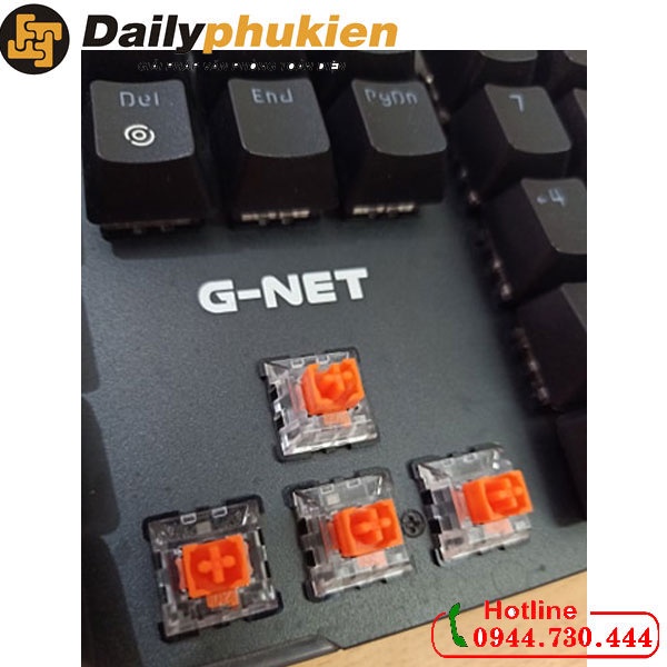 Bàn phím Gnet LK789 led RGB Bảo hành 2 năm dailyphukien