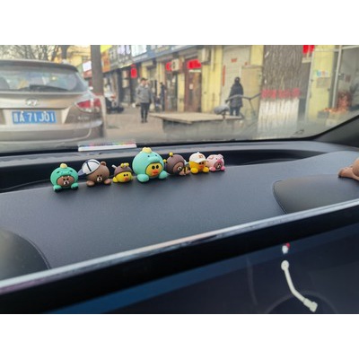 LINE FRIENDS đồ trang trí ô tô dễ thương sáng tạo phụ kiện nội thất ô tô