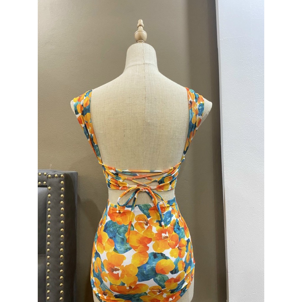 bikini nâng ngực cúp quai to họa tiết hoa | BigBuy360 - bigbuy360.vn