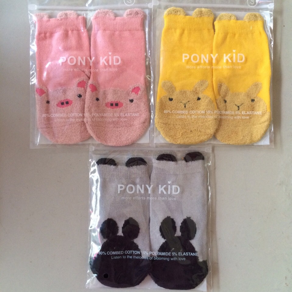 Tất dày cổ cao Pony Kid cho bé