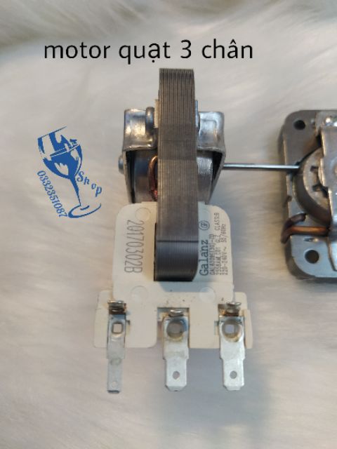 Motor quạt làm mát trong lò vi sóng 2 chân - 3 chân