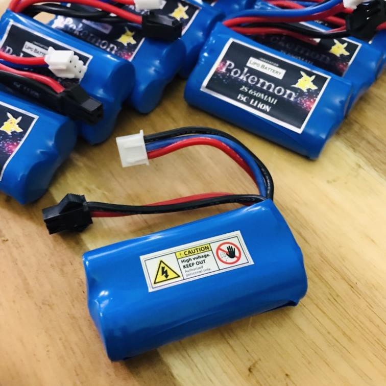 Pin nguồn cho xe, máy bay ,tàu lion 14500 2s 15C 650mah