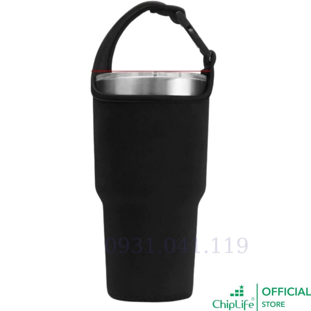 Túi ly giữ nhiệt CHIPLIFE 900ml màu đen| Bộ dụng cụ dành cho ly giữ nhiệt Yeti