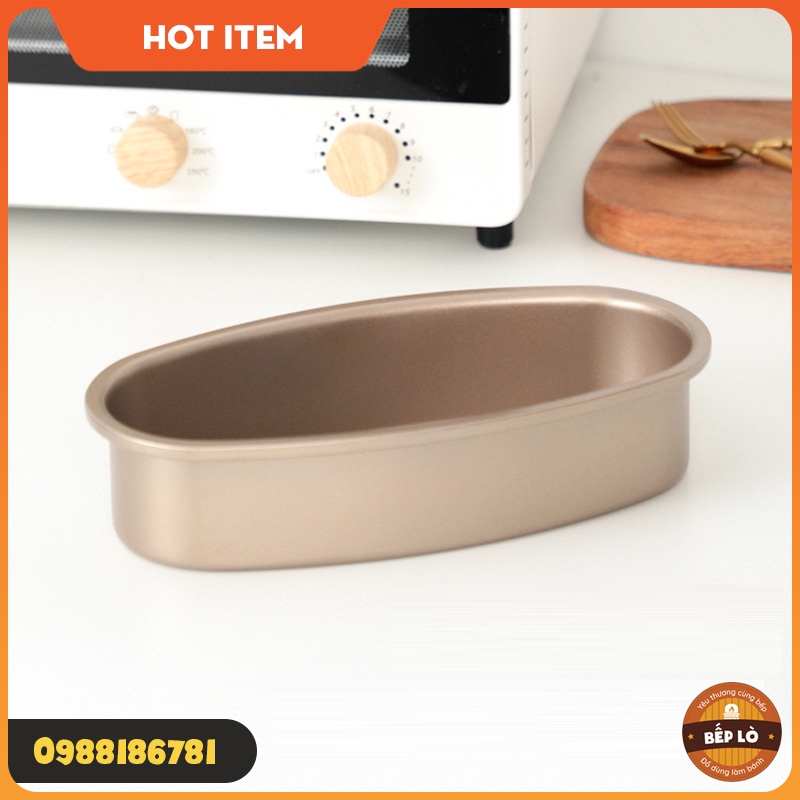 Khuôn oval chống dính  nướng bánh mì hoa cúc, bông lan phô mai bằng thép carbon HÀNG MỚI VỀ
