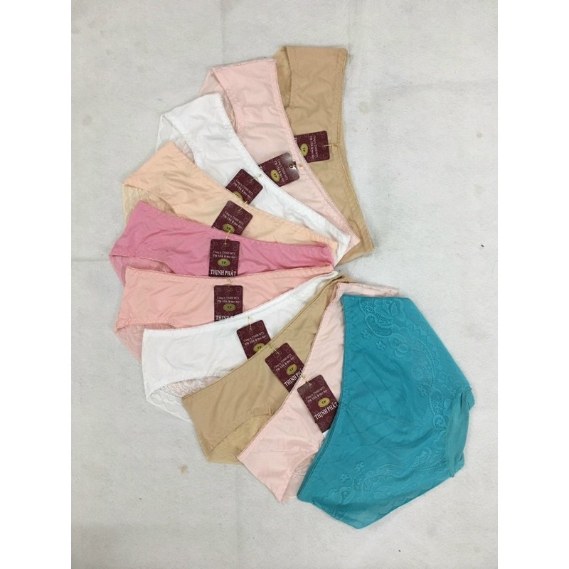 10 Quần lót nữ vải thun lạnh phối ren (3024) HT Hiệu Thịnh Phát.