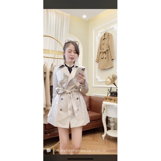 áo mangto kaki hãng milli mile