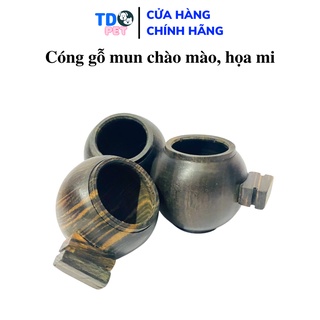 Cóng chào mào chất liệu gỗ mun TD PET cao cấp họa tiết siêu đẹp đủ bộ 3 món
