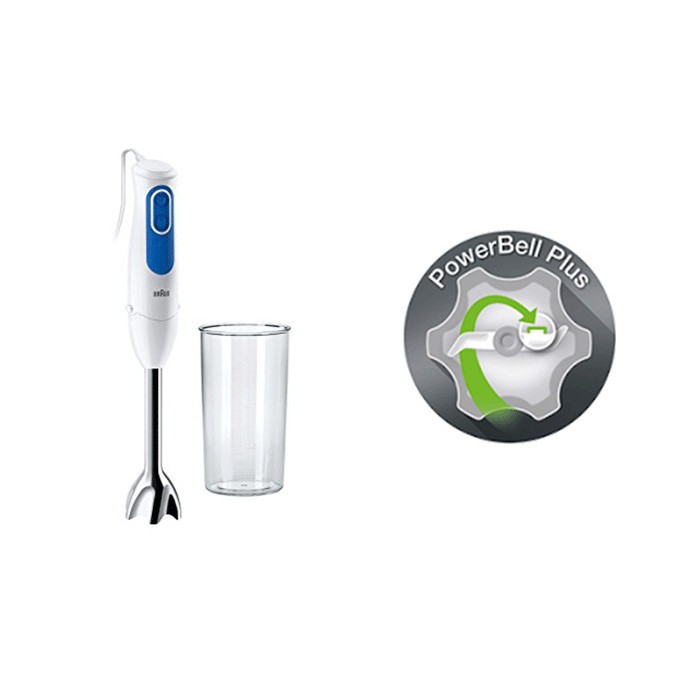 Máy xay cầm tay Braun MQ3000 Smoothie-Chất lượng Đức-Công suất 700W,đầu xay bằng nhựa, đa chức năng