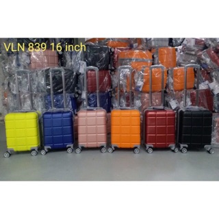 Vali nhựa nhí kẻ caro sz 16 inch