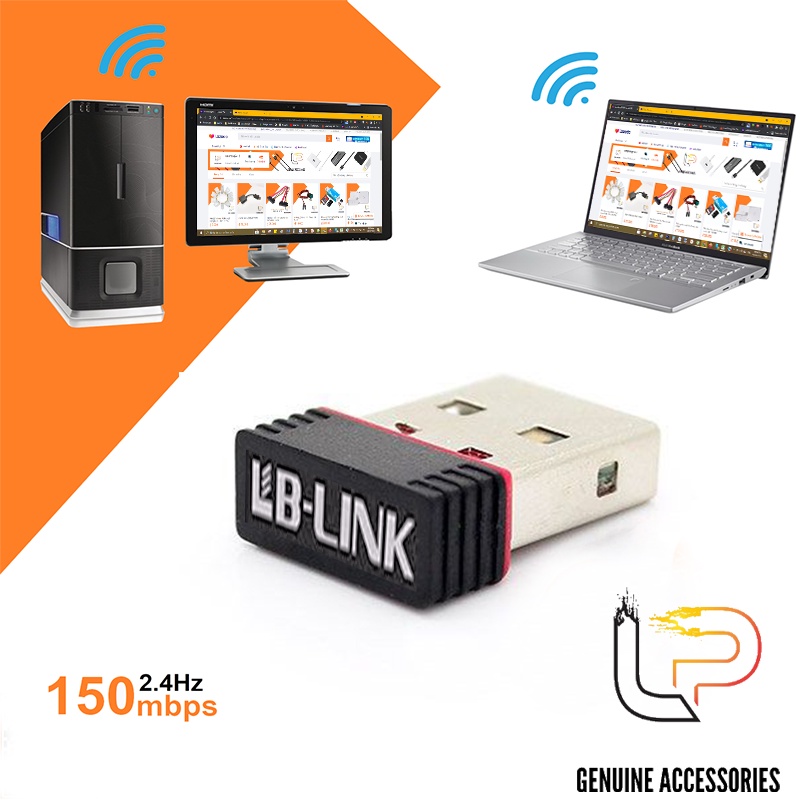 USB thu Wifi Nano Tốc Độ 150Mbps LB-Link | BigBuy360 - bigbuy360.vn