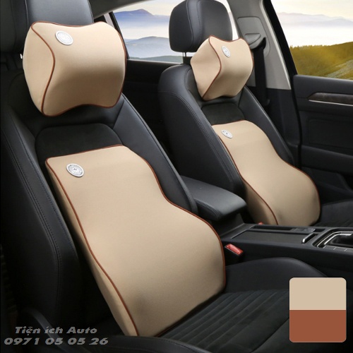 Gối Tựa Đầu, Gối Tựa Lưng Cao Su Non Cao Cấp Dùng Cho Xe Ô Tô, Ghế Văn Phòng | tienich_auto