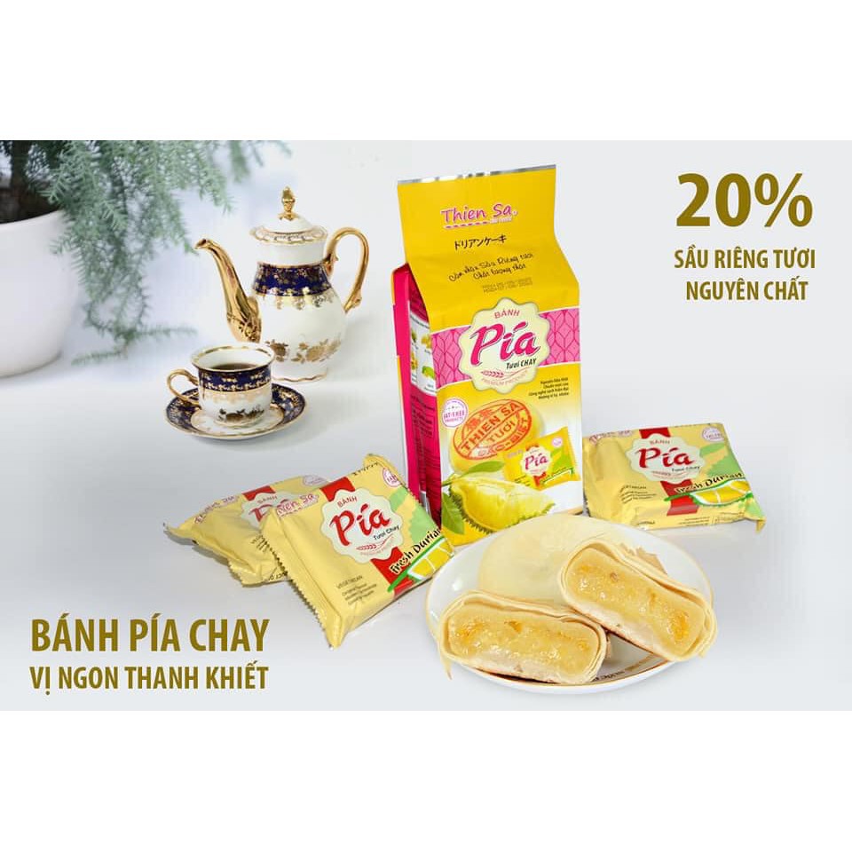 [GIÁ SỐC] Bánh Pía tươi chay vị ngon thanh khiết 280gr (4 bánh) Thiên Sa