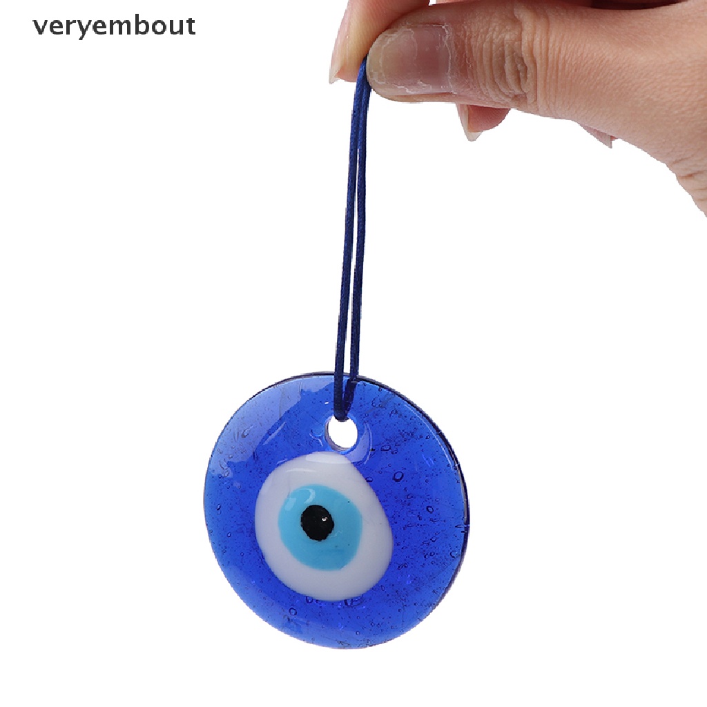 ut Fashion lucky turkish greek evil blue eye charm pendant home amulet n