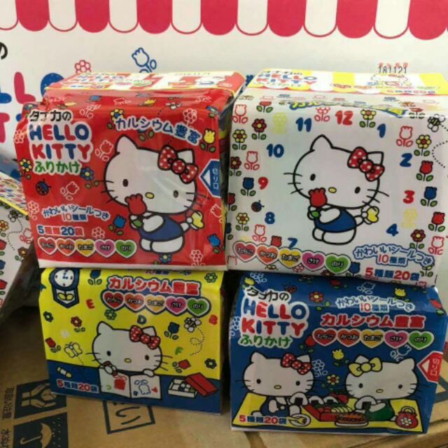 GIA VỊ RẮC CƠM HELLOKITTY NHẬT BẢN DATE 2021