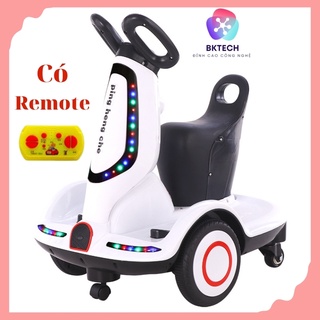 Xe Máy Điện Trẻ Em - Mẫu mới nhất 2022 với thiết kế tay cầm chắc chắn và có 5 bánh xe chống trượt