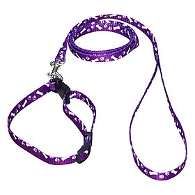 Dây xích chó, xích mèo loại vải 1 lớp kèm vòng cổ mỏng 1cm ⚡CHỈ 1 NGÀY⚡ - PET&JOI