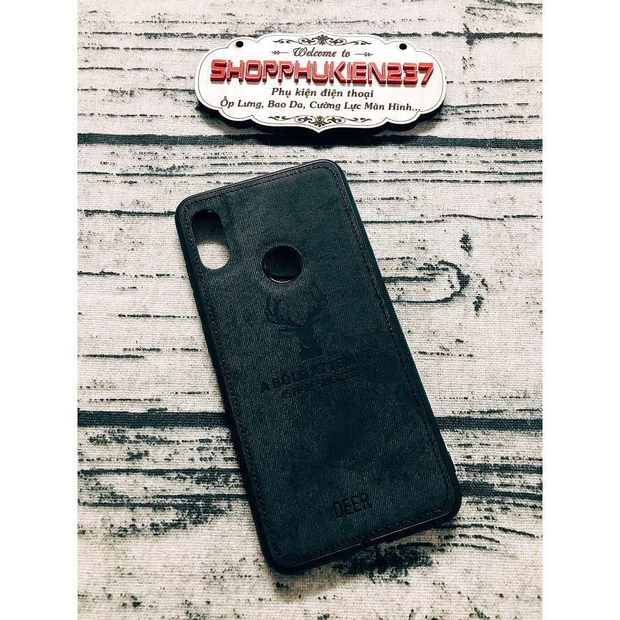 [Freeship toàn quốc từ 50k] Ốp Lưng Xiaomi Redmi Note 6 Pro Ốp Dẻo TPU Vải Jean Viền Chỉ Cao Cấp