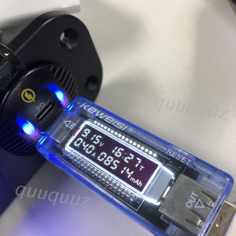 Ổ Cắm Sạc Nhanh Qc3.0 Usb Type C Pd 12v Có Công Tắc Bật / Tắt Đèn Led Cho Xe Hơi