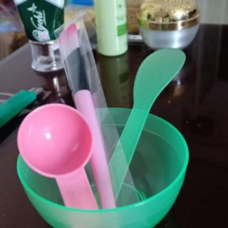 Combo 100 bộ Chén pha mặt nạ_rẻ nhất shopee