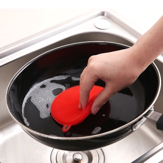 Kitchen multi-purpose non-stick silicone dishwashing pad