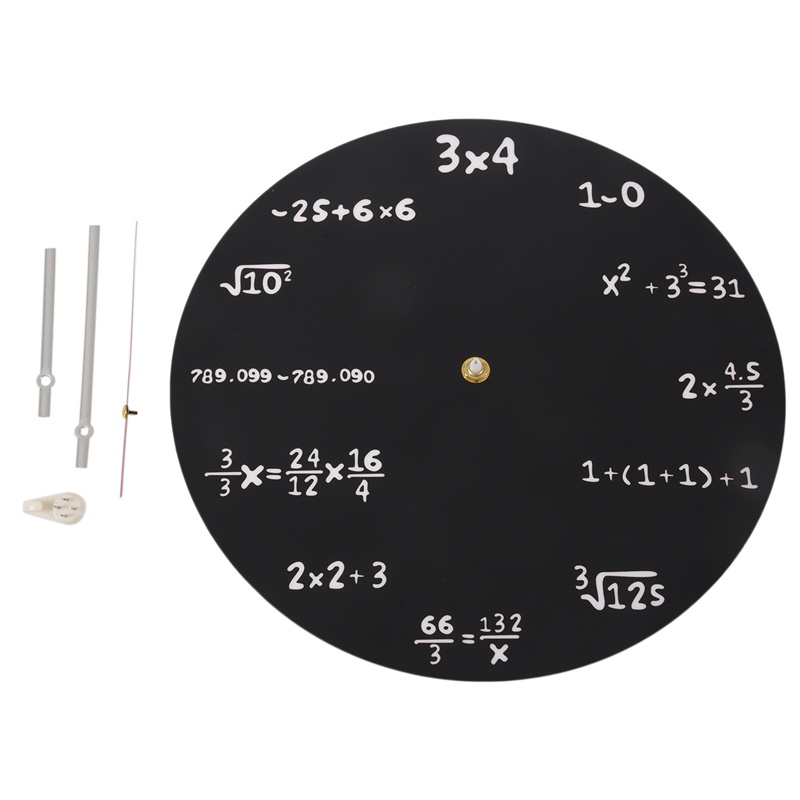 Đồng hồ treo tường bằng acrylic hình công thức toán học độc đáo trang trí nhà cửa/ văn phòng