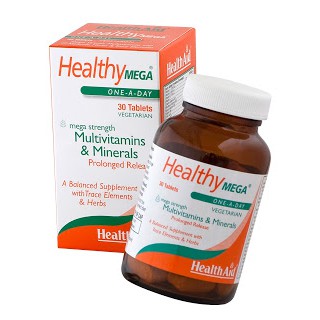 Healthaid Healthy Mega – Bổ sung vitamin, khoáng chất giúp tăng cường sức khỏe (hộp 30 viên)