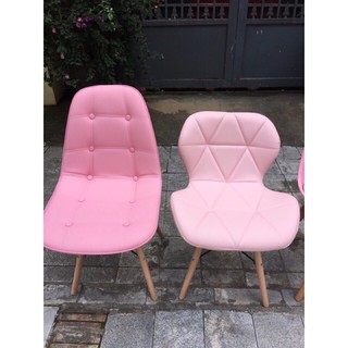 ghế đệm eames nhập khẩu màu hồng