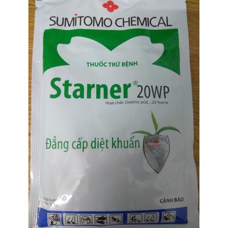 STARNER 20WP trừ bệnh cháy bìa lá, lem lép hạt do vi khuẩn vào mùa mưa - gói 100 gram