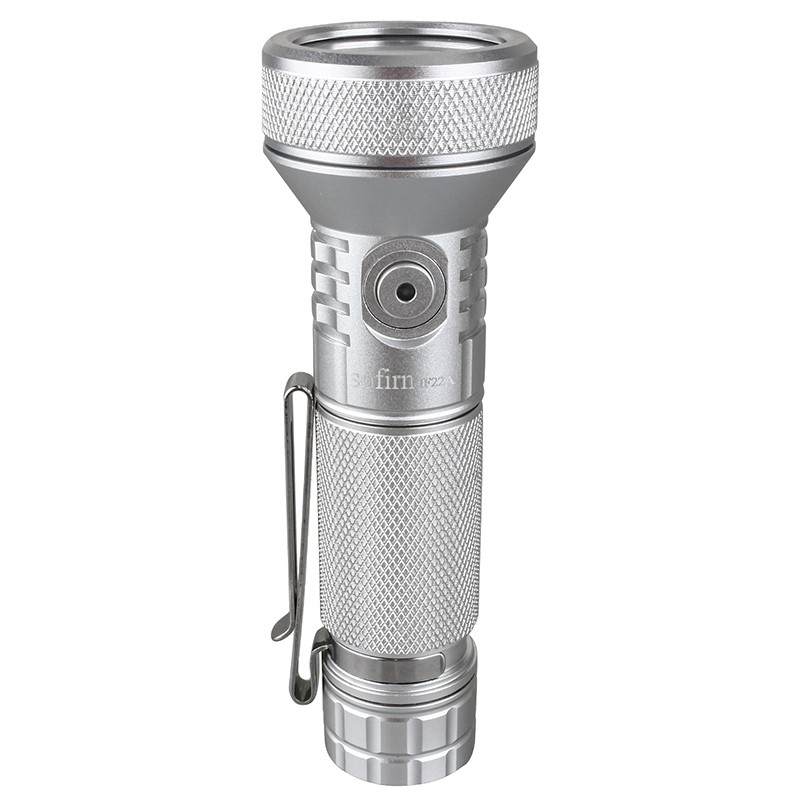 Đèn pin Sofirn Silver IF22A 21700 LED 2100lm EDC SFT40 siêu sáng có thể sạc lại USB-C | BigBuy360 - bigbuy360.vn