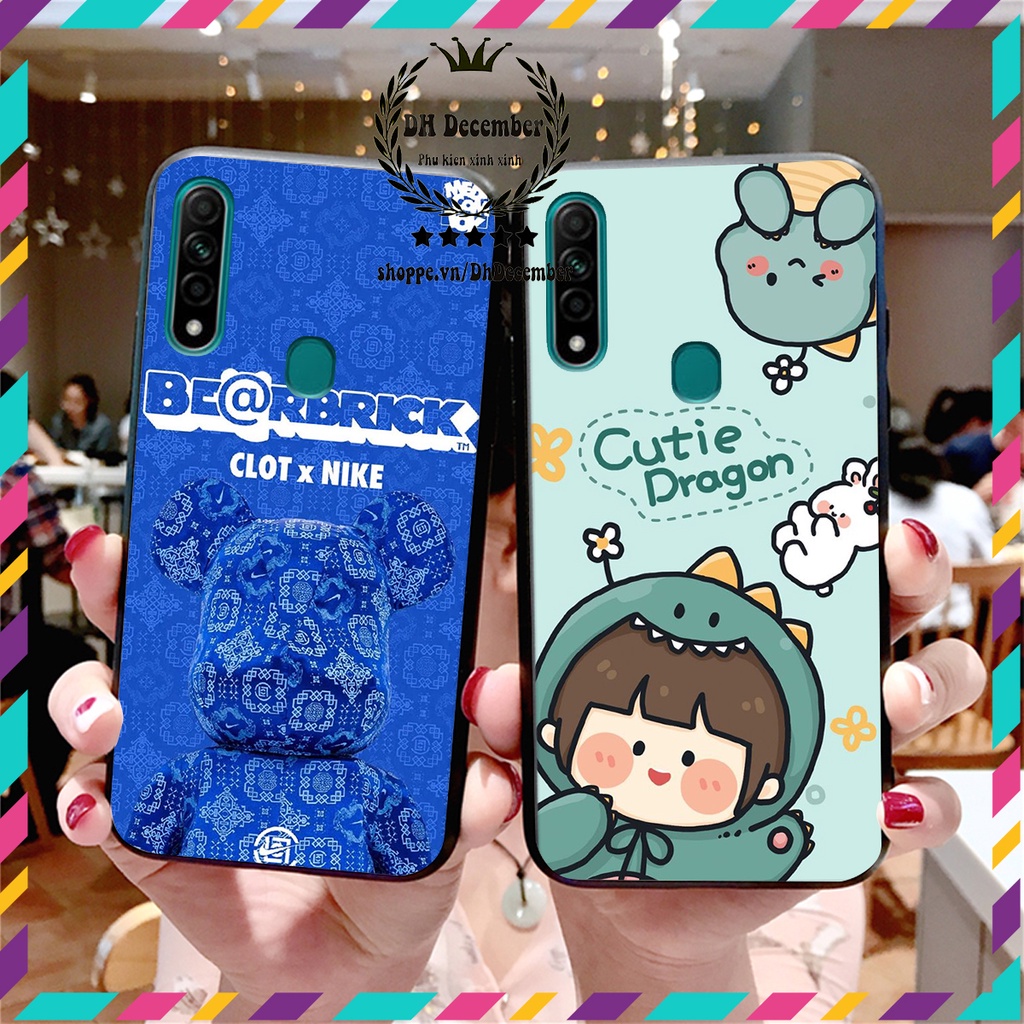 Ốp lưng Oppo A31 in hình 3D lucky, gấu Brick xinh xắn - KHÔNG NÊN BỎ LỠ