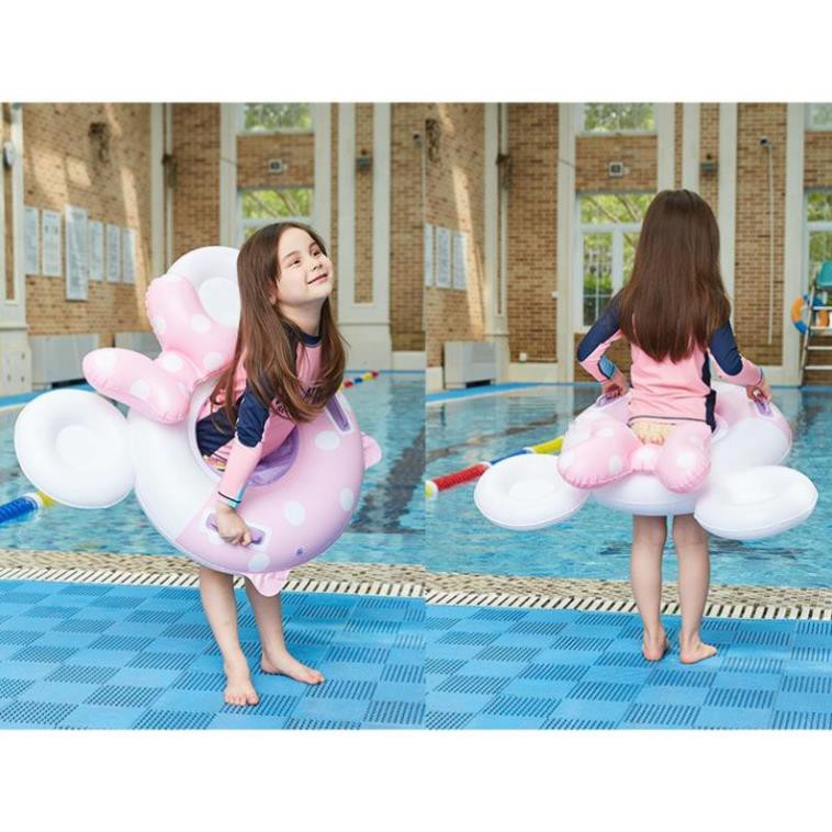 Phao Bơi Xỏ Chân Chống Lật An Toàn Cho Bé Họa Tiết Mickey Dễ Thương SS-001188