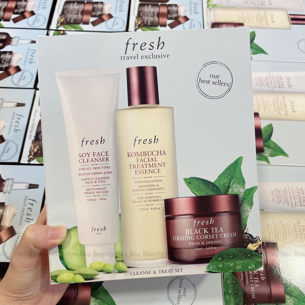 Set Fresh Cleanse And Treat 3 Món