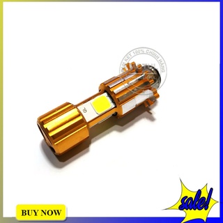Đèn pha xe máy H4 6 tim ánh sáng trắng