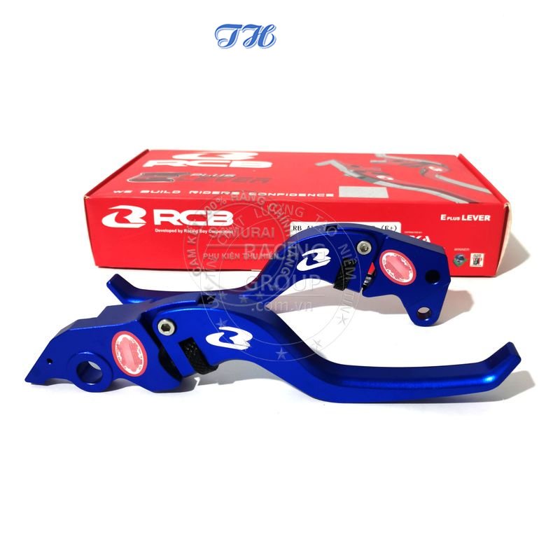 Cặp Tay thắng RCB mẫu E+ dùng cho xe máy Air Blade 110-125, Click 110, Vision, Vario(2018) nhôm cao cấp nguyên k