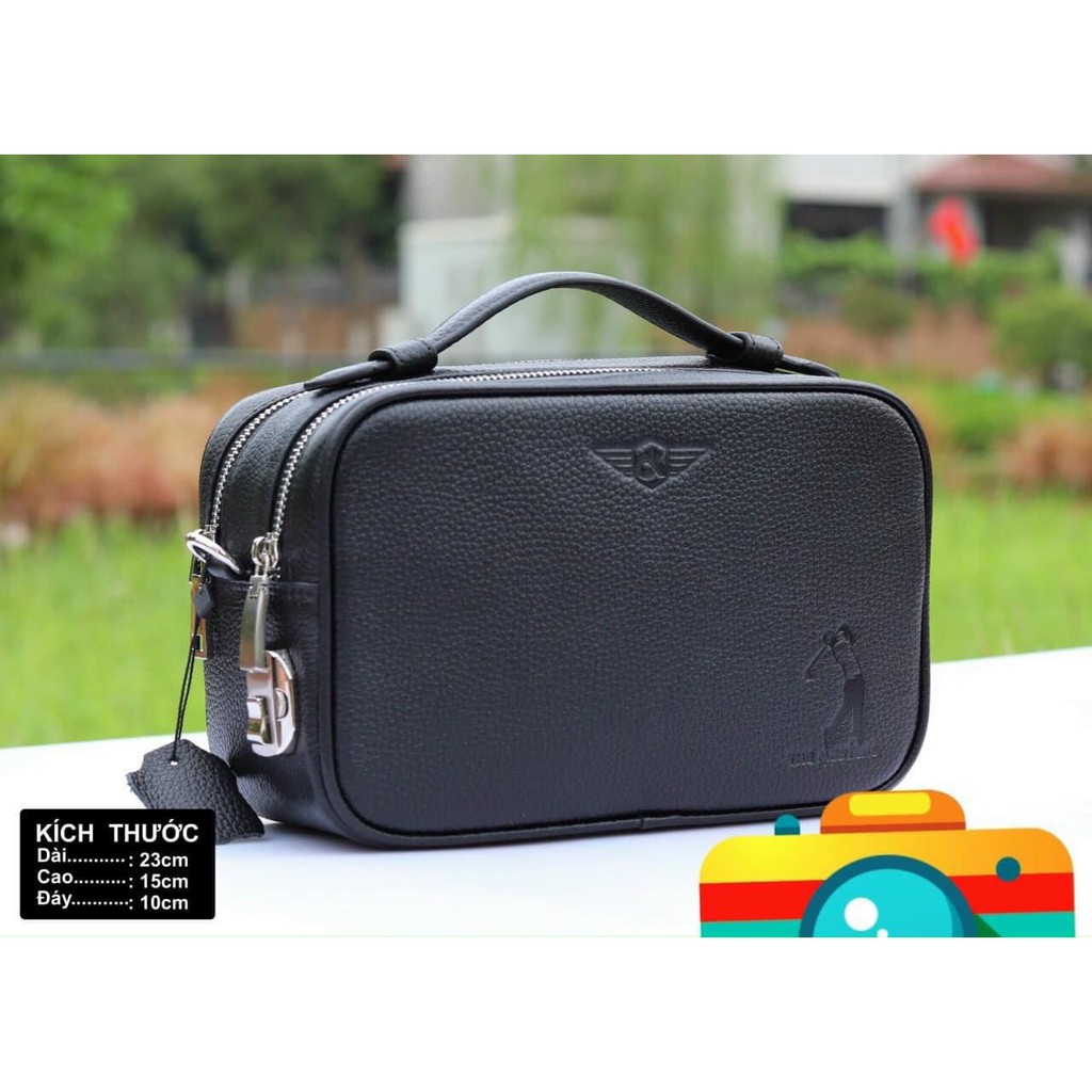 Túi golf cầm tay Maldini da bò