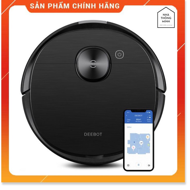 Robot Hút Bụi Lau Nhà Ecovacs DEEBOT T8 AIVI Ecovacs - Mới 2021, App Tiếng Việt, Giọng Nói Robot Tiếng Việt