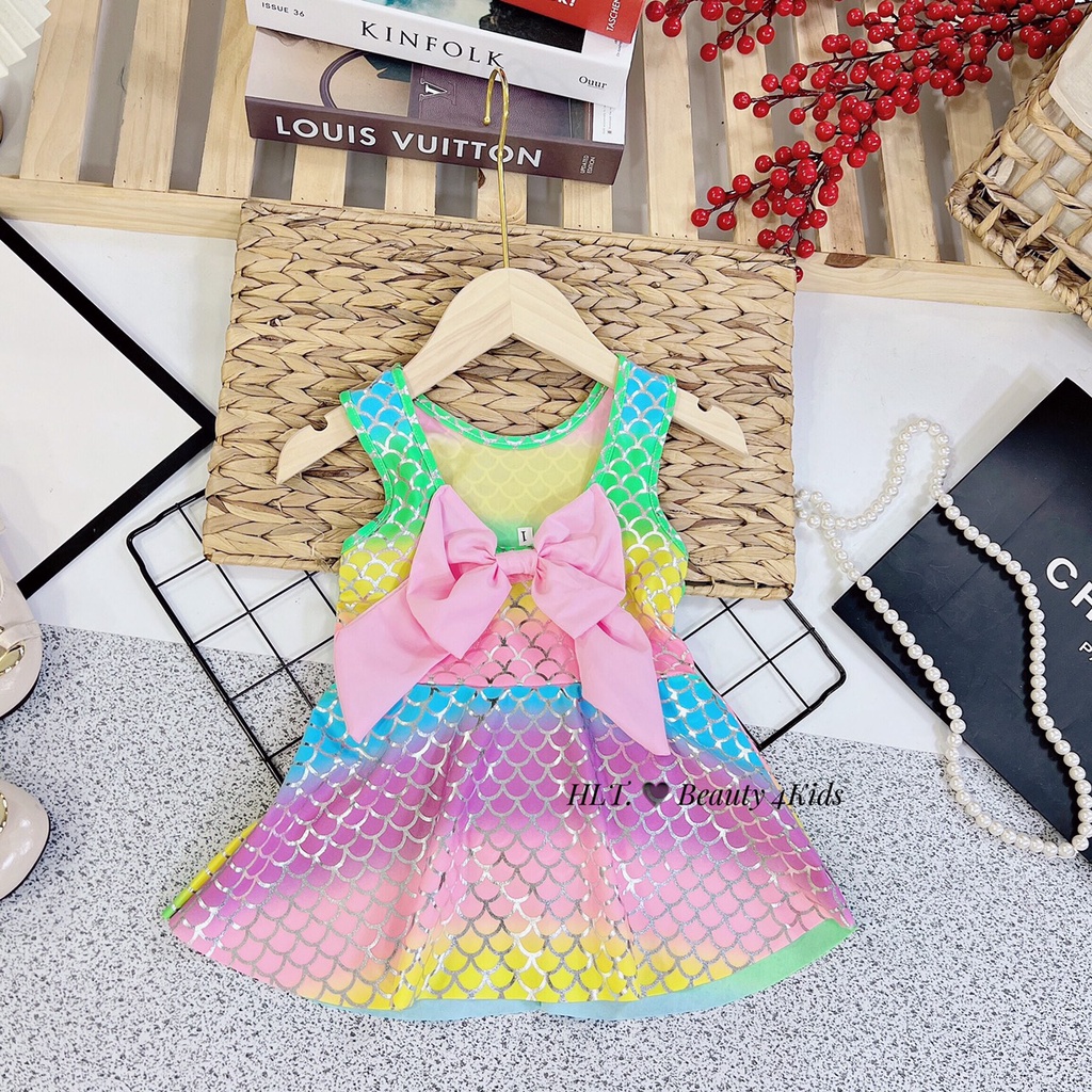 Đồ bơi bé gái - Set bơi bikini nàng tiên cá hot hit