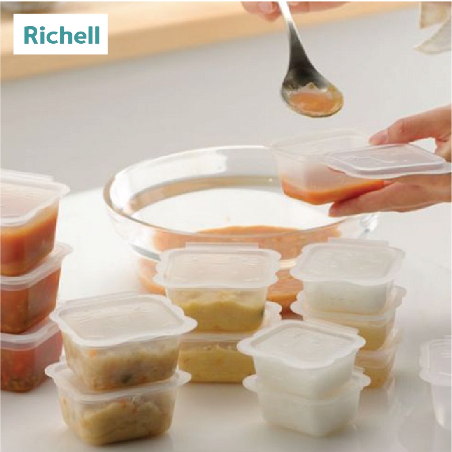 Bộ chia thức ăn Richell 6 chiếc 150ml
