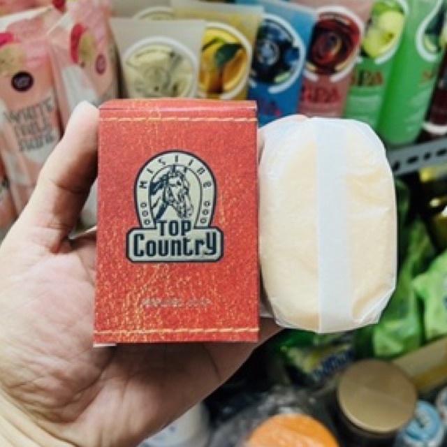 Xà bông tắm con ngựa Top Country 75g Thái Lan