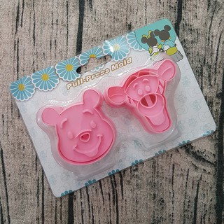  HCM - Bộ 2 khuôn cutter hình Gấu Pooh Cọp Tigger CA43 làm bánh quy cho bé, cắt fondant