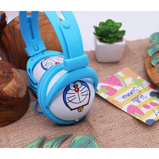 Tai Nghe Nhét Tai Hình Doraemon Dễ Thương Cho Bé