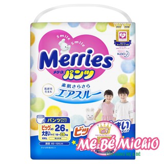 Bỉm quần merries xxl 26
