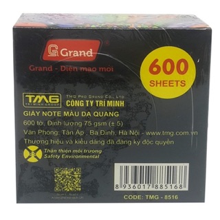 Giấy note màu dạ quang Pgrand