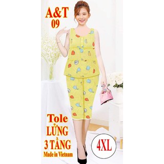 Đồ bộ lửng tole lanh 2da(48-66kg)